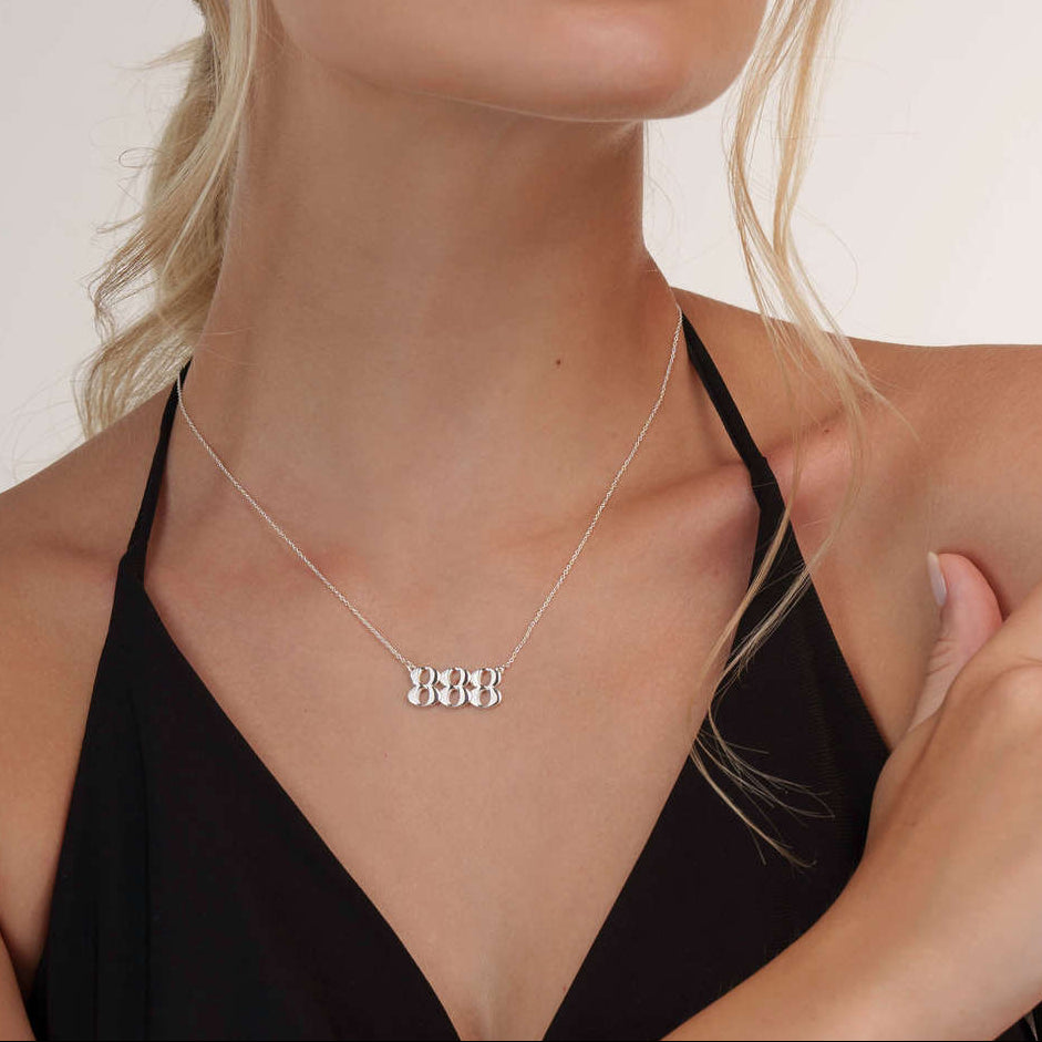 888 Angel Number Necklace